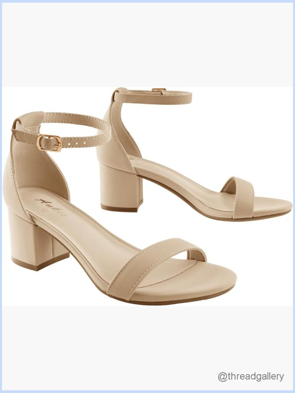 2.25" Low Block Heel Chunky Open Toe Ankle Strap Sandals